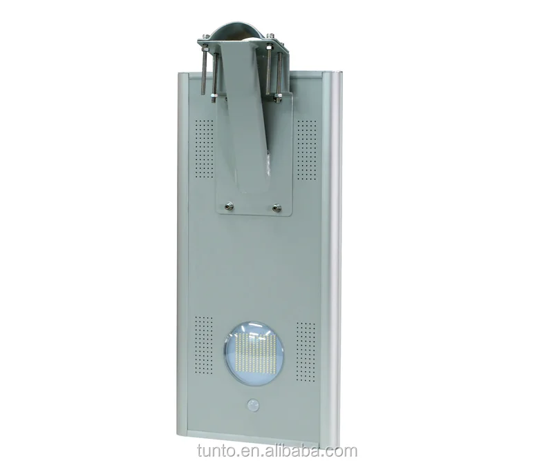 Factory price Solar power street led light all in one integrated charge controller motion sensor lithium battery outdoor IP65