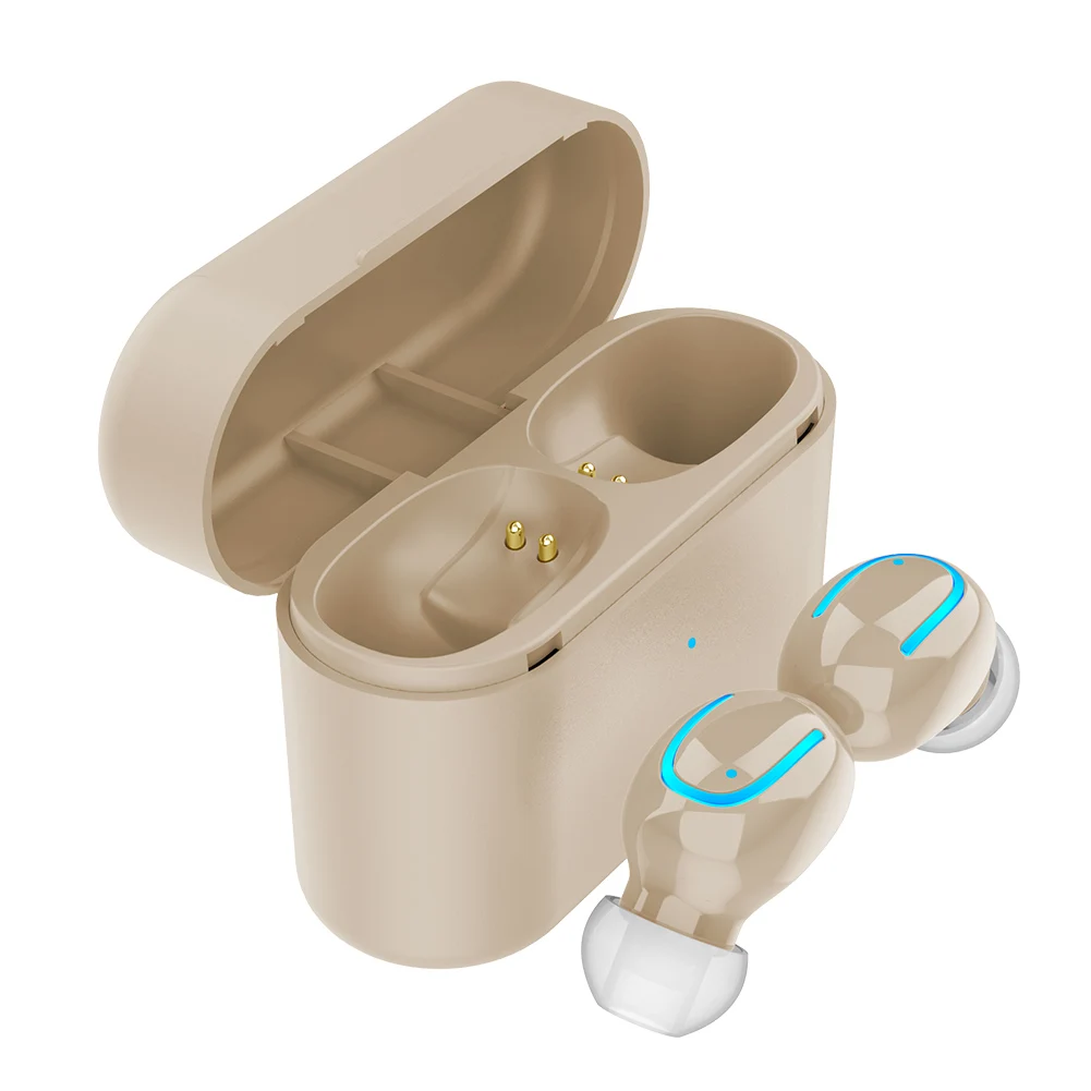 HBQ Q26 TWS Wireless Bluetooth5.0 Earphones Mini In-ear Style Binaural Earbuds Waterproof With Charging Box For Sports Jogging - ANKUX.COM