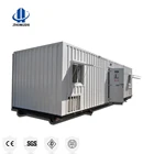 Container house for temporary oilfield worker camp and drilling construction