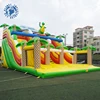 High Quality Giant Cartoon Inflatable Children Dry Slide,Bouncer Jumping Inflatable Slide For Outdoor Rental