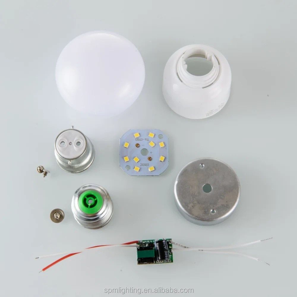 Cost-effective round skd led panel light parts led bulb a60 ckd skd parts