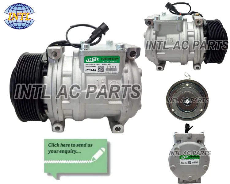 Denso 10PA15C 4471002320 for John Deere Agriculture Tractor Case New Holland Car AC Compressor