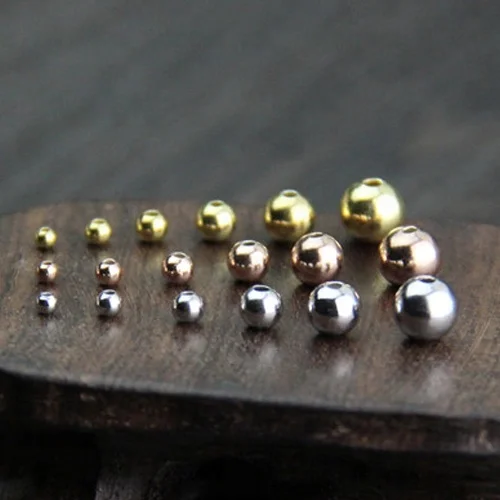 Fashion Round Ball Spacer Genuine 925 Sterling Silver Glossy Beads DIY Charms Jewelry Accessories, N/a
Fashion Round Ball Spacer Genuine 925 Sterling Silver Glossy Beads DIY Charms Jewelry Accessories, N/a