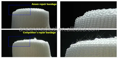 Emergency Water Activated Fiberglass Fix Pipe Repair Wrap Tape Pipe Repair Bandage