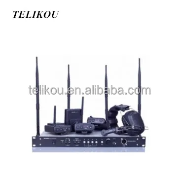 TELIKOU wireless intercom system for 4 users Full Duplex Radio & TV Broadcasting Equipment
TELIKOU wireless intercom system for 4 users Full Duplex Radio & TV Broadcasting Equipment