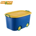 Customized various color high quality kids toy storage box