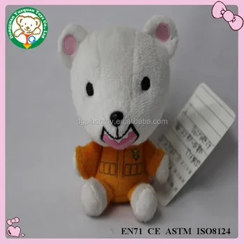 custom promotion gift plush toy bear with sucker