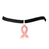 Nice Cheap Pink Breast Cancer Awareness Ribbon Charm Bracelets