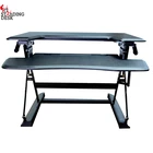 STARSDOVE Height Adjustable Office Works Standing Desk Computer Desk Riser with Keyboard