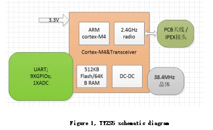 TYZS5 TUYA ZigBee Module EFR32MG13P732 Chip ZigBee Wireless Module Firmware Develop Printed Circuit Board Assembly PCBA OEM ODM - ANKUX.COM