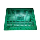 HDPE Europe Standard Single Plastic Pallet Surface With Holes