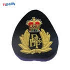Metal Logo Design Embroidered Military Badges and Insignia For Clothes
