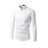 Wholesale Latest Design Custom Mens Suits Long Sleeve Formal Office White Dress Shirt