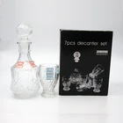 Hotsale clear glass wine bottle set for spirit/vodka/wisky