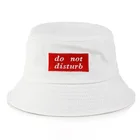 Solid White Bucket Hat With Custom Logo Embroidery Printing