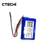 CTECHi Rechargeable and Li-Ion,Standard Battery Type prismatic 103450 3.7V 1880mAh