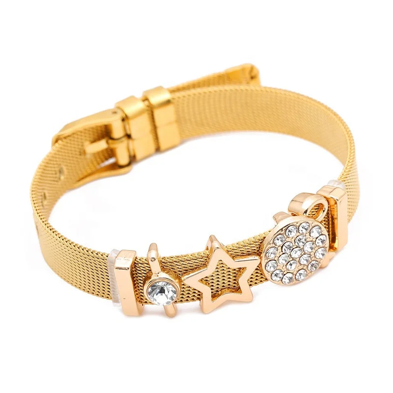 High Quality Gold Plated Stainless Steel Bracelets Star Charm Mesh Bracelet for Women, Picture
High Quality Gold Plated Stainless Steel Bracelets Star Charm Mesh Bracelet for Women, Picture