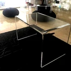 Modern Designed Custom Size Clear Acrylic Coffee Table