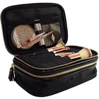 offer free sample Makeup Bag Organizer, Make Up Storage Bag, Black Cosmetic Case with tassel
