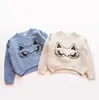 Latest Children baby cotton knitted coarse wool sweaters with sequins from Guangzhou dongfan garment factory