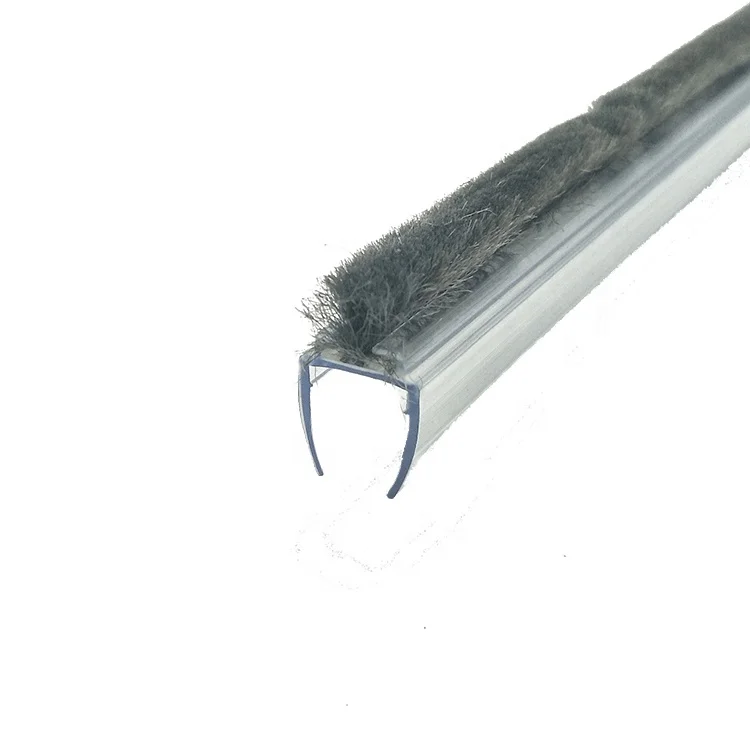 Bad glas dusche tür PVC Dichtung Streifen wasserdichte gummi streifen dichtung mit pinsel