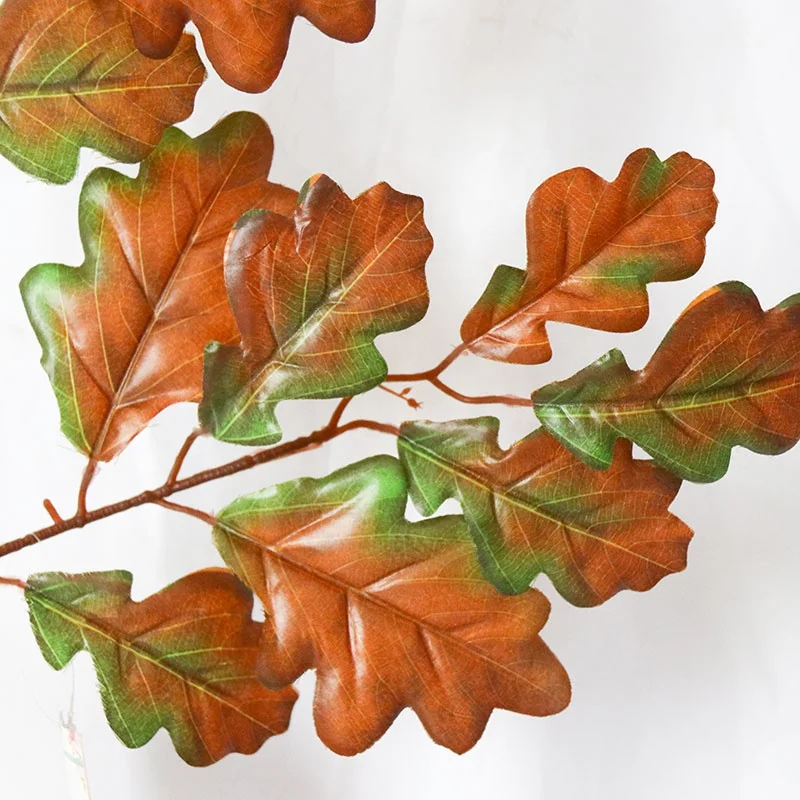Hott Plastic Outdoor Indoor Artificial Oak Tree Leaves Branch Buy