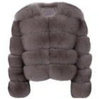 women's winter warm soft thick real fox fur coat ladies long sleeve natural fur jacket