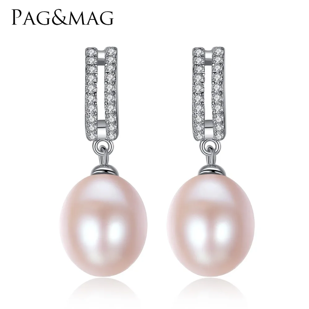 PAG&MAG 100% Genuine Brand Pearl Jewelry For Women And Girls Freshwater Pearl Hanging Earrings
PAG&MAG 100% Genuine Brand Pearl Jewelry For Women And Girls Freshwater Pearl Hanging Earrings