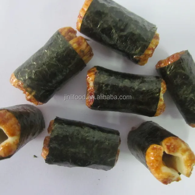 hot sell salty rice cracker seaweed flavor to middle east