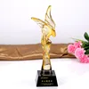 Wholesale new design beautiful K9 Oscar crystal trophy and souvenir award