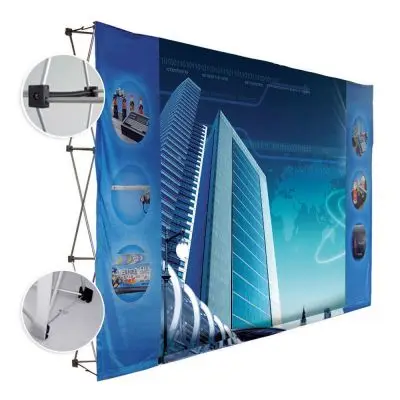 3x4 Expandable Folding 10ft Exhibition Banner Pop Up Display