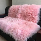 High quality long hair mongolian lamb fur skin from China