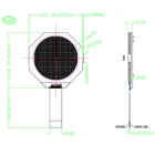 Smart Watch FSTN Round TFT LCD Display Module 1.1 Inch 128*128 Dots Round Display