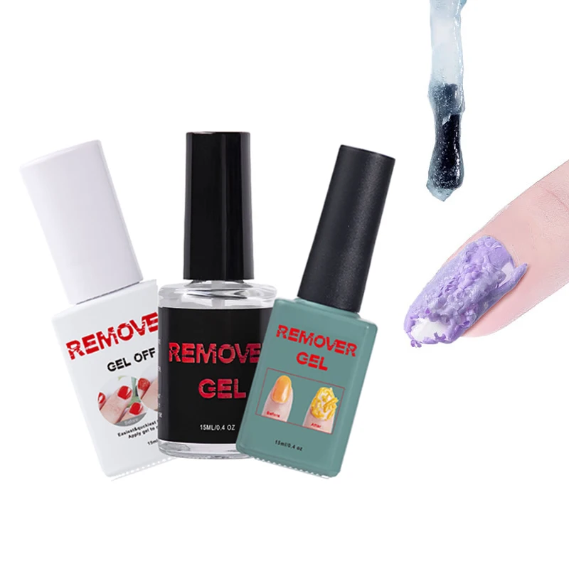 New Nail Polish Magic Remover Gel, Light blue color 
New Nail Polish Magic Remover Gel, Light blue color