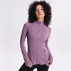New Design Hot Selling Stretchy Slim Sports Women Top Full Zipper Ladies Sportswear Fitness Running Jackets Coat