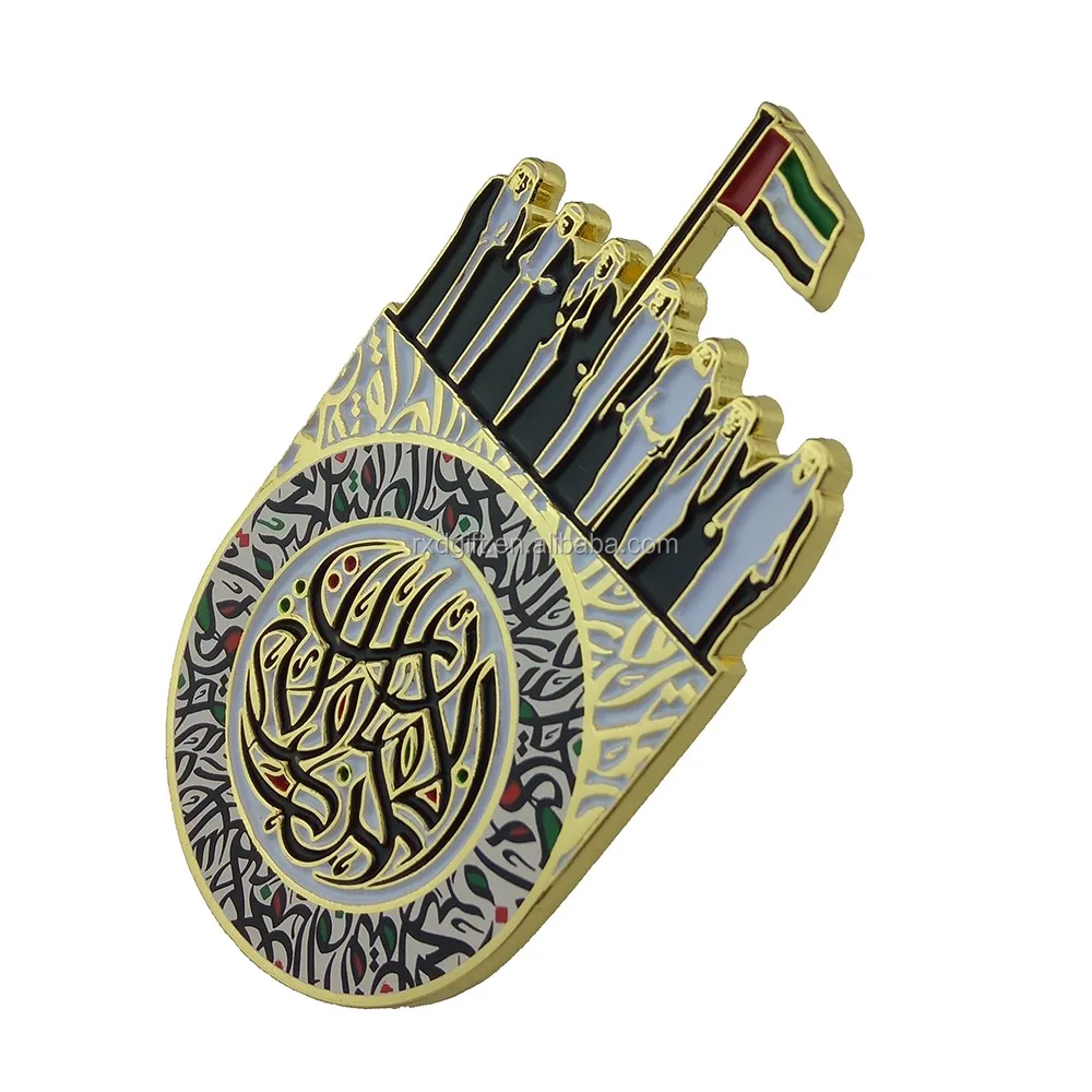 Promotional Factory Custom Metal Uae Series National Day Pin Badge Buy Uae Badge National Day