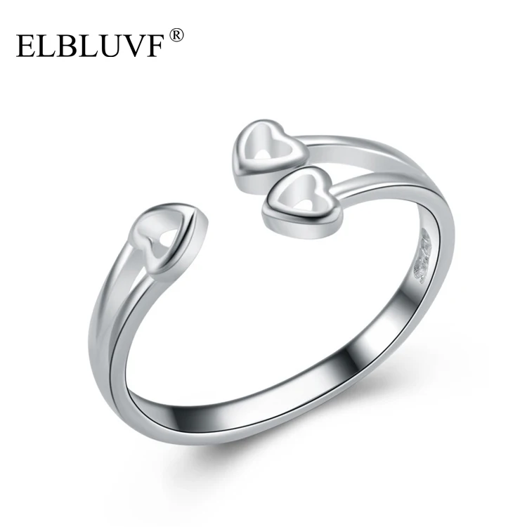 ELBLUVF 925 Sterling Silver unique multi-heart shape ring for Wedding Ajustable Jewelry For Women/Girls/Ladies
ELBLUVF 925 Sterling Silver unique multi-heart shape ring for Wedding Ajustable Jewelry For Women/Girls/Ladies