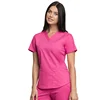 women's v neck Nursing Scrub Tops Printed Medical staff Uniforms