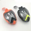 Shenzhen Liquid Silicone+pc Customized Color Go-pro Mount Folding Diving Equipment For Sale Silicone Facial Dive Mask Swim Masks