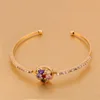 Fashion Beautiful All Bangles Design,Cheap Wholesale 18k Gold CZ Bangles Jewelry
