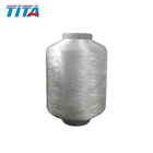 watchband material RW WHITE polyester twisted yarn DTY 150D/48F/120tpm z-twist yarn