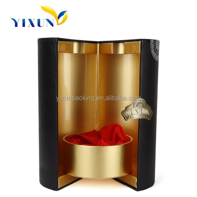 wooden gift box whisky bottle