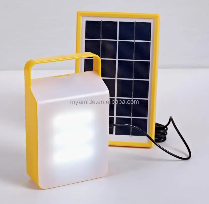 Factory promotion Multifunctional rechargeable led solar home emergency camping lantern light