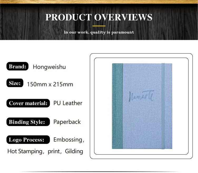 hardcover a5 notebook pu leather diary business meeting planner