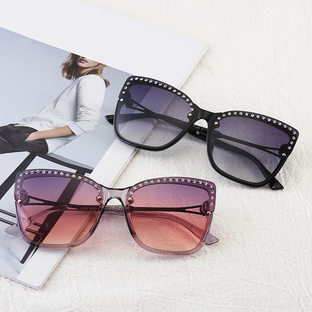 Hot Selling Rhinestone Sunglass Oversized Round Diamond Women Sunglasses 2019, Customed color
Hot Selling Rhinestone Sunglass Oversized Round Diamond Women Sunglasses 2019, Customed color