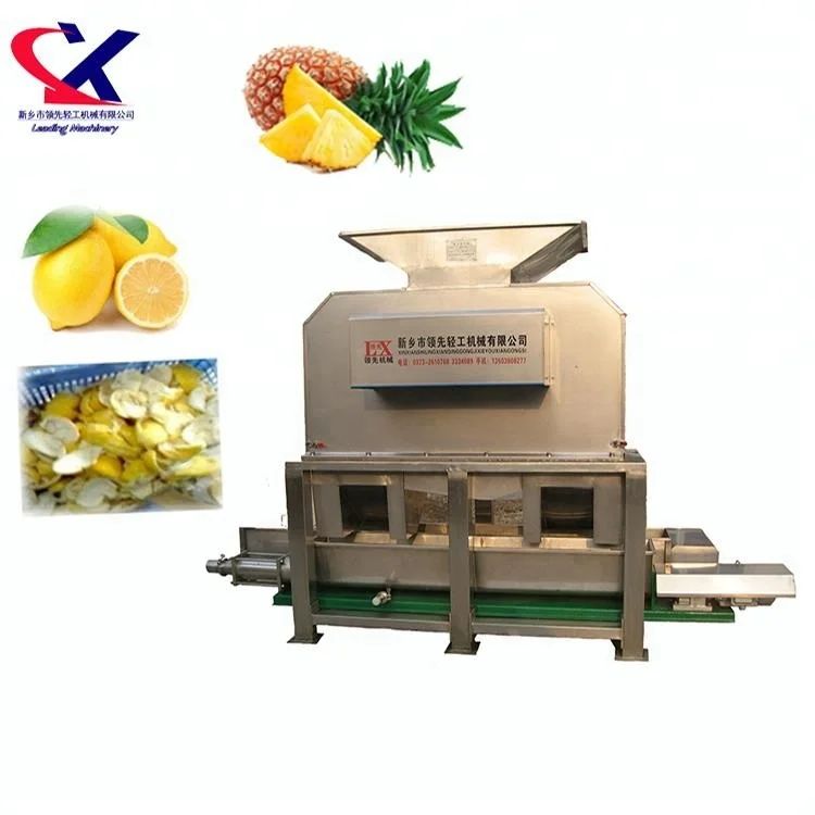 Industrial Fresh Pineapple Fruit Pulp Juice Making Machine