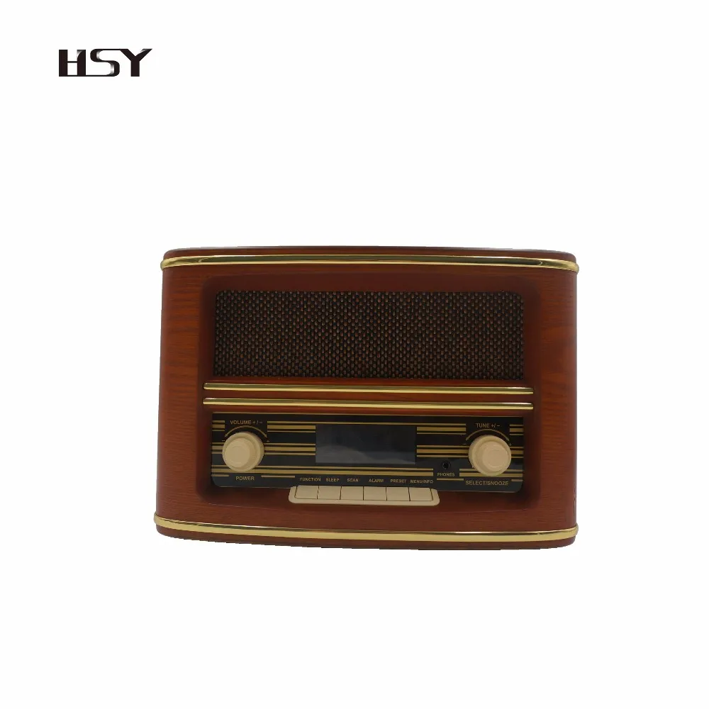 Tragbares Radio tupfen Dab + Radios in Holzoptik - ANKUX.COM