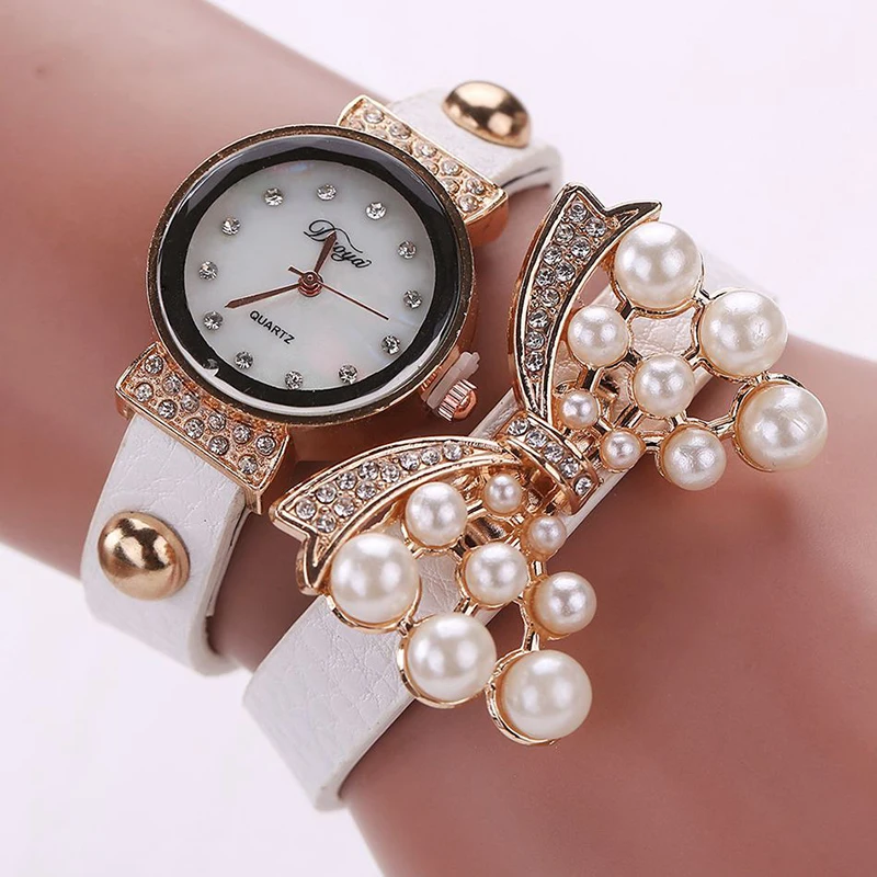 Hot Sale luxury watch women bracelet watch fashion crystal pearl Bow wristwatch vintage women quartz watch (SK057), As picture
Hot Sale luxury watch women bracelet watch fashion crystal pearl Bow wristwatch vintage women quartz watch (SK057), As picture