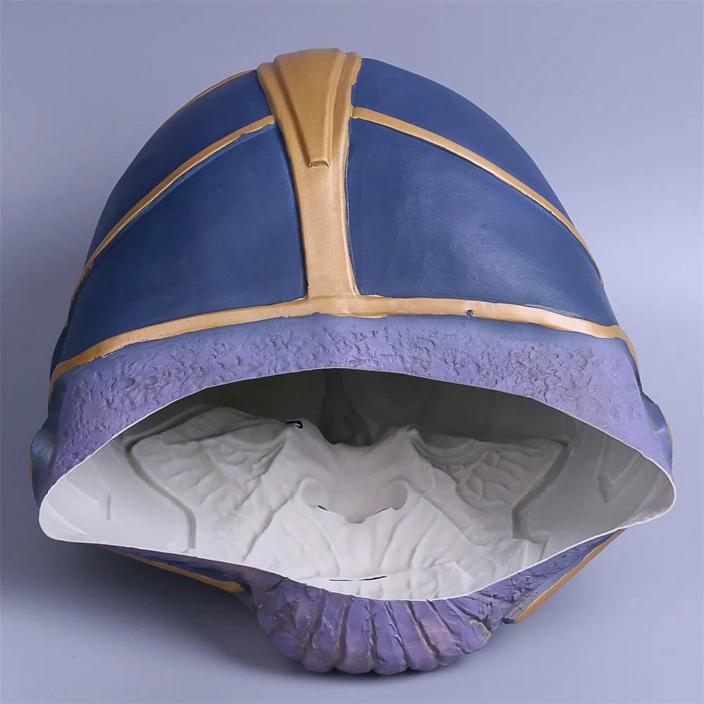 The Avengers Infinity War Mask Cosplay Thanos Mask Latex Helmet Cosplay Prop New7