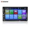 7 inch Bluetooth Audio Touch Screen7018B Car Radio Car Audio Stereo Car MP4 MP5 Player USB Support for SD/MMC Russia Warehouse